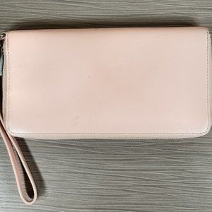 Nordstrom Wallet, Peachy Pink Leather